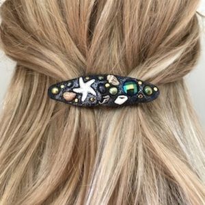 Boho Coastal Seaside Mermaid Hair Jewelry Barette